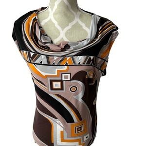 Emilio Pucci Top Geometric Design